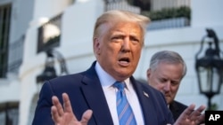 အမေရိကန်သမ္မတ Donald Trump. (ဇူလိုင် ၂၉၊ ၂၀၂၀)