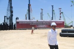Smelter PT Freeport Indonesia dibangun di atas lahan 100 hektare yang diproyeksi akan bisa memproduksi konsentrat tembaga 1,7 juta ton per tahun. (Biro Setpres)