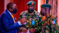 Hotunan Taron Majalisar Tsaro Da Buhari Ya Jagoranta Kafin Tafiyarsa Zuwa London