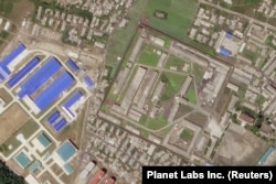 Severnokorejsko postrojenje za proizvodnju raketa u gradu Hamhungu, viđeo na ovom satelistskom snimku napravljenom 29. juna 2018.