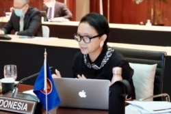 Menteri Luar Negeri Indonesia, Retno Marsudi, 23 April 2020. (Foto: IG@Menlu_RI)