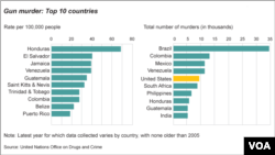 World Gun Murder Rate
