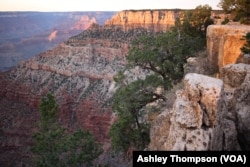 The South Rim at sunset