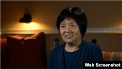 中共元老李銳的女兒李南央(美國之音莫干生拍攝)