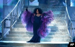 Diana Ross performs at the American Music Awards at the Microsoft Theater on Sunday, Nov. 19, 2017, in Los Angeles.