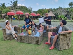 Novi Harahap dan keluarga. (Foto: Dok Pribadi)