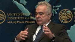 美國國安會印太事務協調員坎貝爾11月19日參加美國和平研究所(USIP)會議 （USIP 會議視頻截圖）