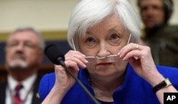 Federal Reserve Board Chair Janet Yellen prepares to testify on Capitol Hill in Washington, Feb. 10, 2016, before the House Financial Services Committee hearing on monetary policy and the state of the economy.