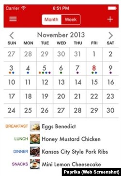 Paprika Meal Planning App
