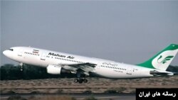 هواپیمای شرکت هواپیمایی ماهان 