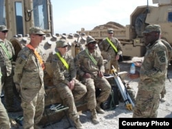 Dawud Agbere, a fluent Arabic speaker and oftentimes the only Muslim in his unit, says he works to "bridge the gap" between cultures. (Photo courtesy of US Army)