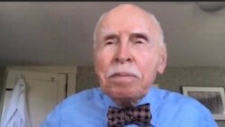 紐約大學法學院教授孔傑榮獲得首次頒發的中國法治與人權貢獻奬 (攝影：美國之音湯惠芸）