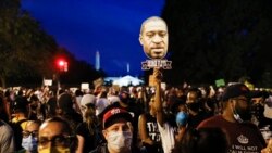 Demonstracije u subotu 6. juna 2020. u blizini Bele kuće.