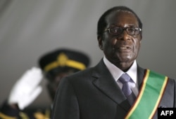 Le président zimbabwéen Robert Mugabe.