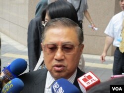 台灣工商協進會理事長駱錦明(美國之音張永泰拍攝)