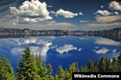 Reflections in Crater Lake