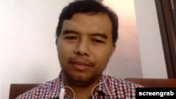 Direktur Laboratorium Antikorupsi Adnan Topan Husodo. (Foto: Screengrab)