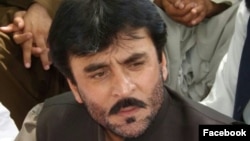 سراج ریسانی، عضو حزب عوامی بلوچستان که در حملۀ روز جمعه کشته شد.