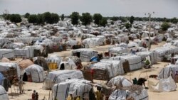 FILE - This view shows one of the biggest camps for people displaced by Islamist extremists in Maiduguri, Nigeria, Aug. 28, 2016. The U.N. Security Council on March 3, 2017, kicked off a visit to spotlight Africa's worst humanitarian crisis as millions fa