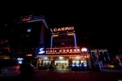 រូបឯកសារ៖ កាស៊ីណូមួយកន្លែងនៅខេត្តព្រះសីហនុ កាលពីថ្ងៃទី ២៩ ខែកក្កដា ឆ្នាំ២០១៨។