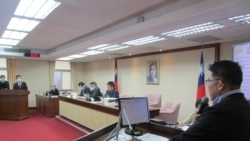 台湾立法院内政委员会3月22日质询的情形(美国之音张永泰拍摄)