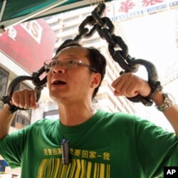 支聯會副主席蔡耀昌示範第二辣招-半空懸吊