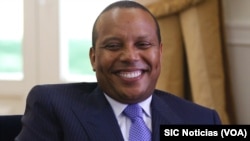 Patrice Trovoada, presidente da ADI e antigo primeiro-ministro de São
Tomé e Príncipe