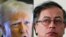 Rais Donald Trump na Rais wa Colombia Gustavo Petro