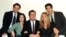 FILE - The cast of the American TV sitcom "Friends," left to right, Courteney Cox, Matt Le Blanc, Matthew Perry, David Schwimmer and Jennifer Aniston, March 25.
