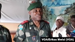 Jenerali Syvlvain Ekenge(VOA/ERikas Mwisi) 