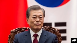 Shugaban Koriya Ta Kudu President Moon Jae-In.