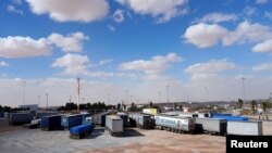 Kamioni parkirani na prelazu Nitzana, Izrael