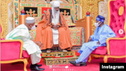 Lokacin da Tinubu ya kai ziyara fadar Sarkin Kano (Hoto: Muhd Photography Instagram, Kano Emirate)