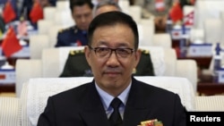 中國國防部長董軍於出席在北京舉行的香山論壇。(路透社： 2024年9月13日)