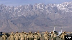 Wanajeshi wa Marekani nchini Afghanistan kwenye picha ya awali