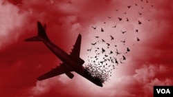 پوستر مربوط به سالگرد سقوط هواپیما اوکراینی