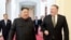 FILE - North Korean leader Kim Jong Un meets with U.S. Secretary of State Mike Pompeo in Pyongyang in this photo released by North Korea's Korean Central News Agency (KCNA), on Oct. 7, 2018. 
