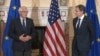 Arhiva: Žosep Borelj i Entoni Blinken u Vašingtonu (Foto: Reuters video grab)