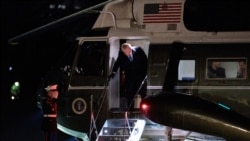 特朗普在空軍一號上向記者表示，他預期中國國家主席習近平將訪美，兩國之間“有可能”達成新的貿易協定。 (路透：2025年2月20日)