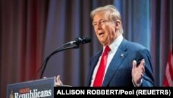 ተመራጩ  የዩናይትድ ስቴትስ ፕሬዚደንት ዶናልድ ትረምፕ 