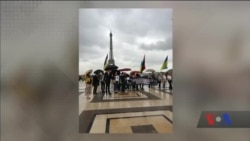 Акція на підтримку Олега Сенцова пройшла в Парижі. Відео