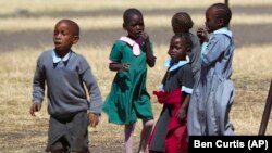 Children at Faraja Children's Home near Nairobi, Kenya