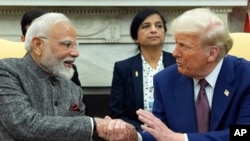 Հնդկաստանի վարչապետ Նարենդրա Մոդին և ԱՄՆ նախագահ Դոնալդ Թրամփը