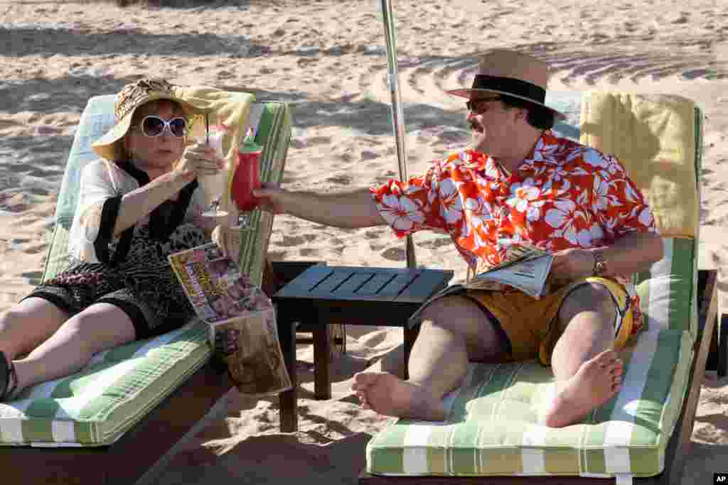 Shirley MacLaine and Jack Black in a scene from "Bernie" (Photo courtesy Millennium Entertainment)