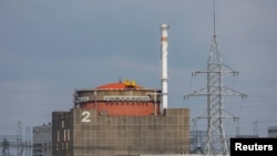 FILE PHOTO: A view of the Zaporizhzhia Nuclear Power Plant