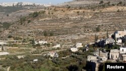 Mashamba ya kilimo kwenye kijiji cha Battir kusini Jerusalem, Israel. December 12, 2012. 