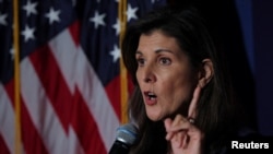 نیکی هیلی، نامزد شصتمین انتخابات ریاست جمهموری ایالات متحده.