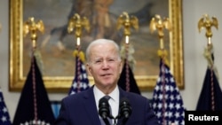 U.S. President Biden delivers remarks on the banking crisis, in Washington