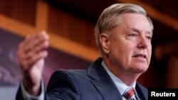 美國會參議院司法委員會主席林賽格雷厄姆。