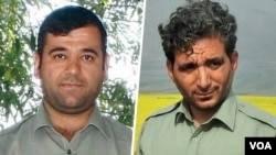 مهدی مجلل (راست) و میکاییل هاشمی